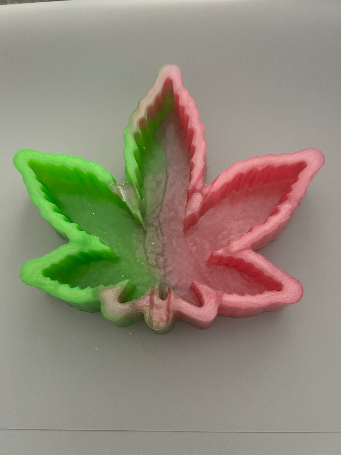 Pink & Green Split Ashtray