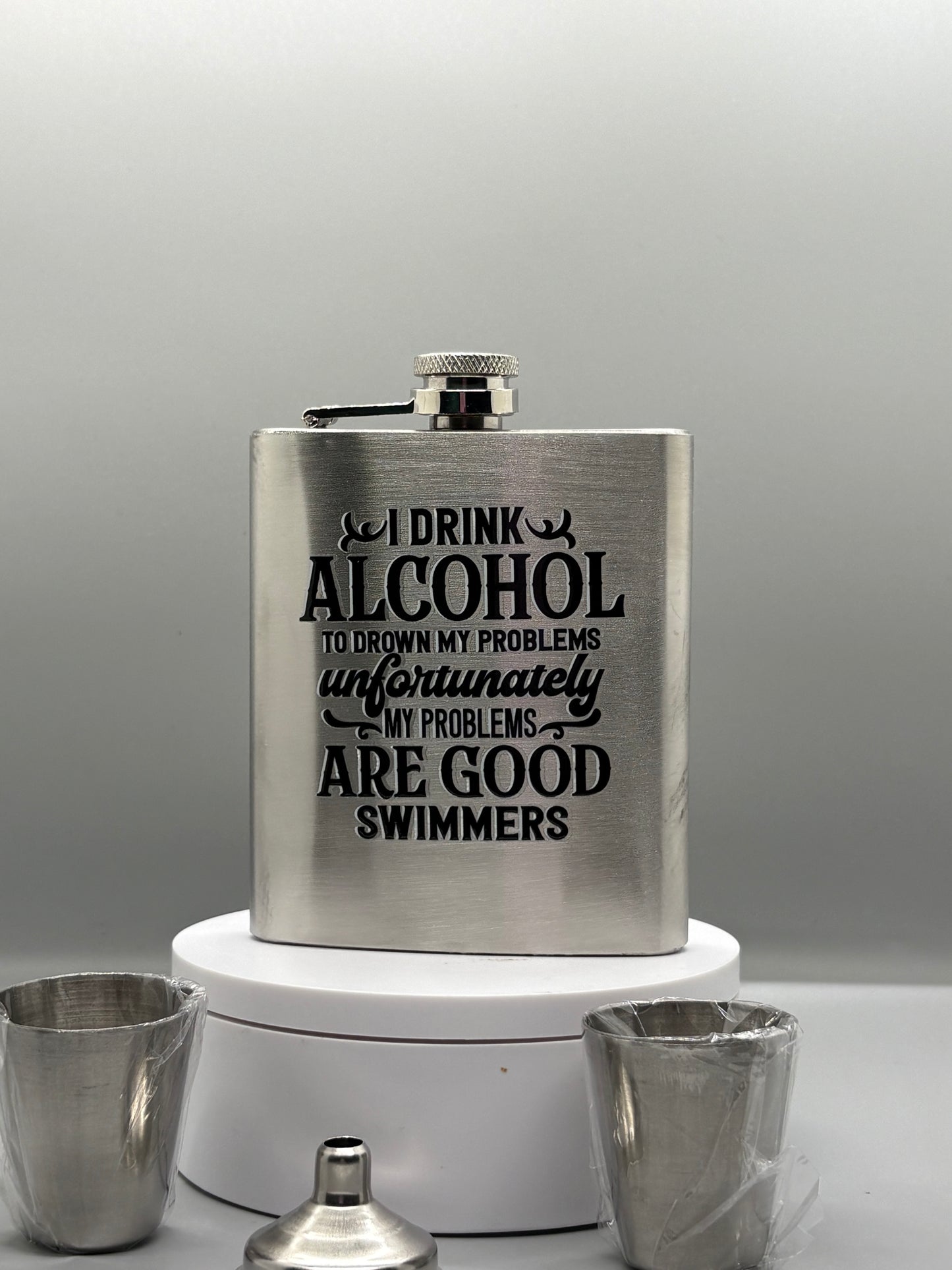 Stainless Steel Flask Set