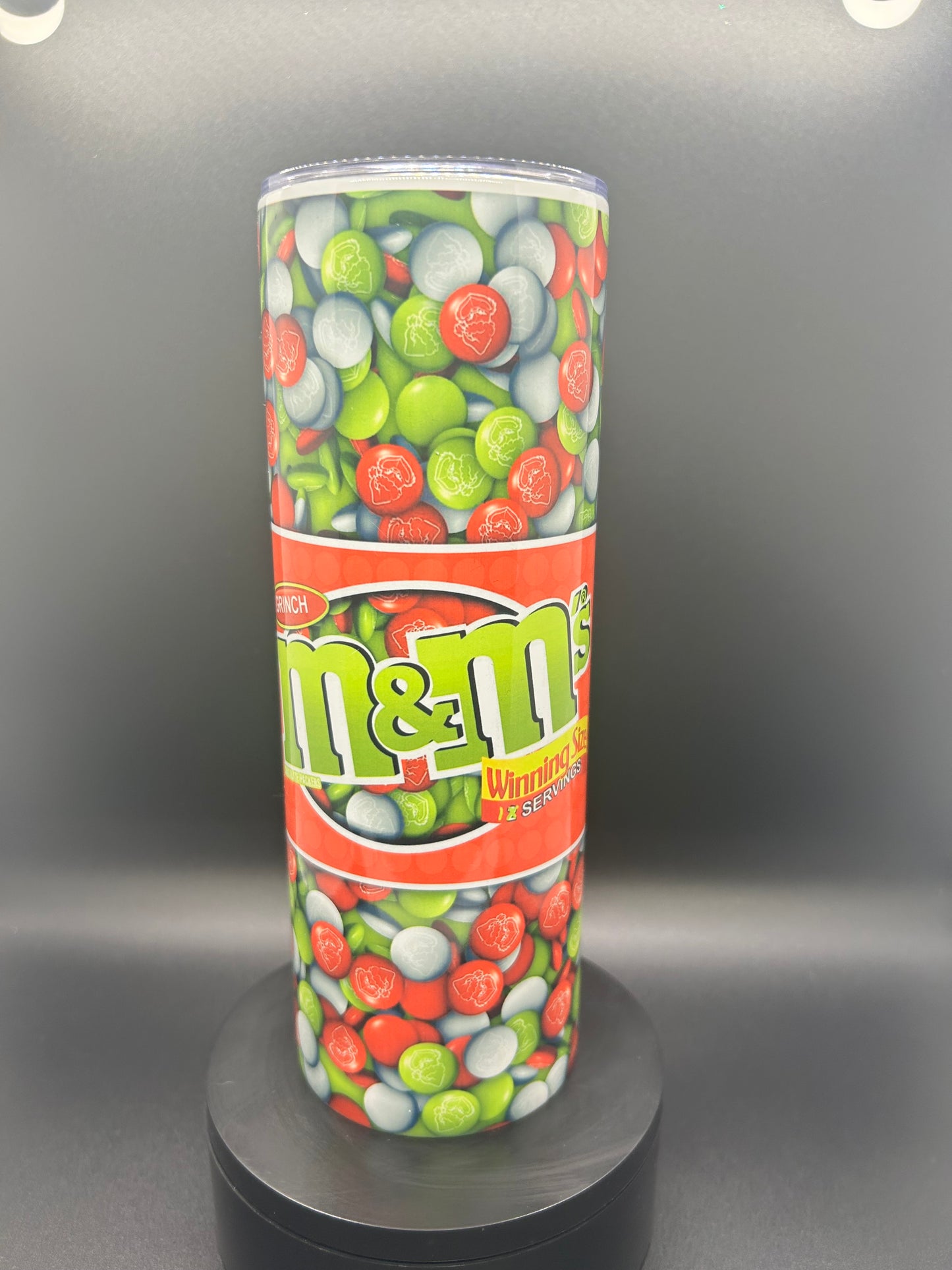 Grinch M&M Tumbler