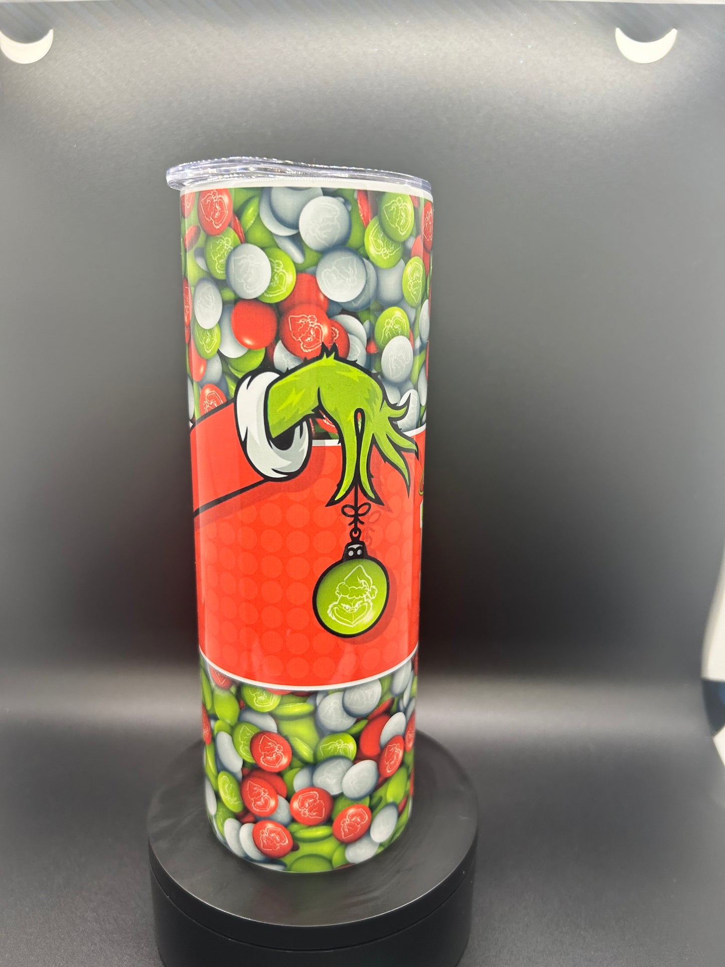 Grinch M&M Tumbler