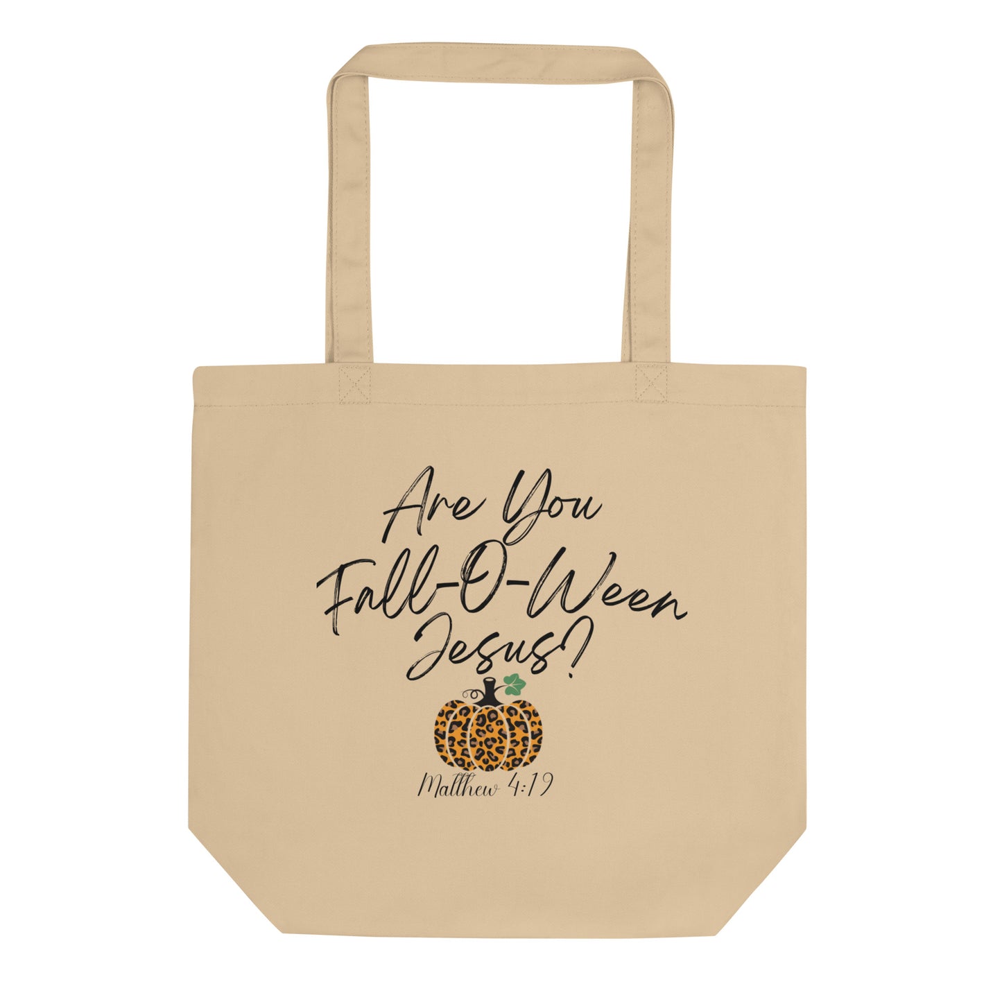 Falloween Jesus Tote Bag