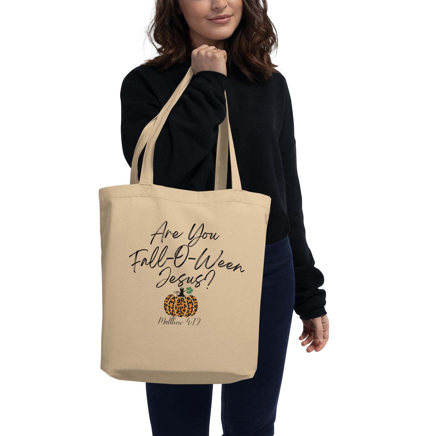 Falloween Jesus Tote Bag