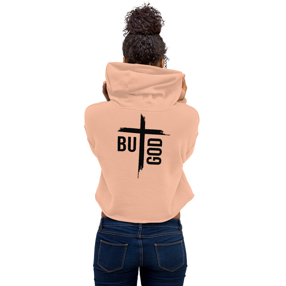 But God Crop Hoodie