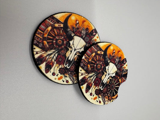 Indian Cow & Feathers