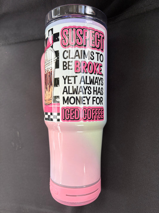 Suspect Claims to be Broke