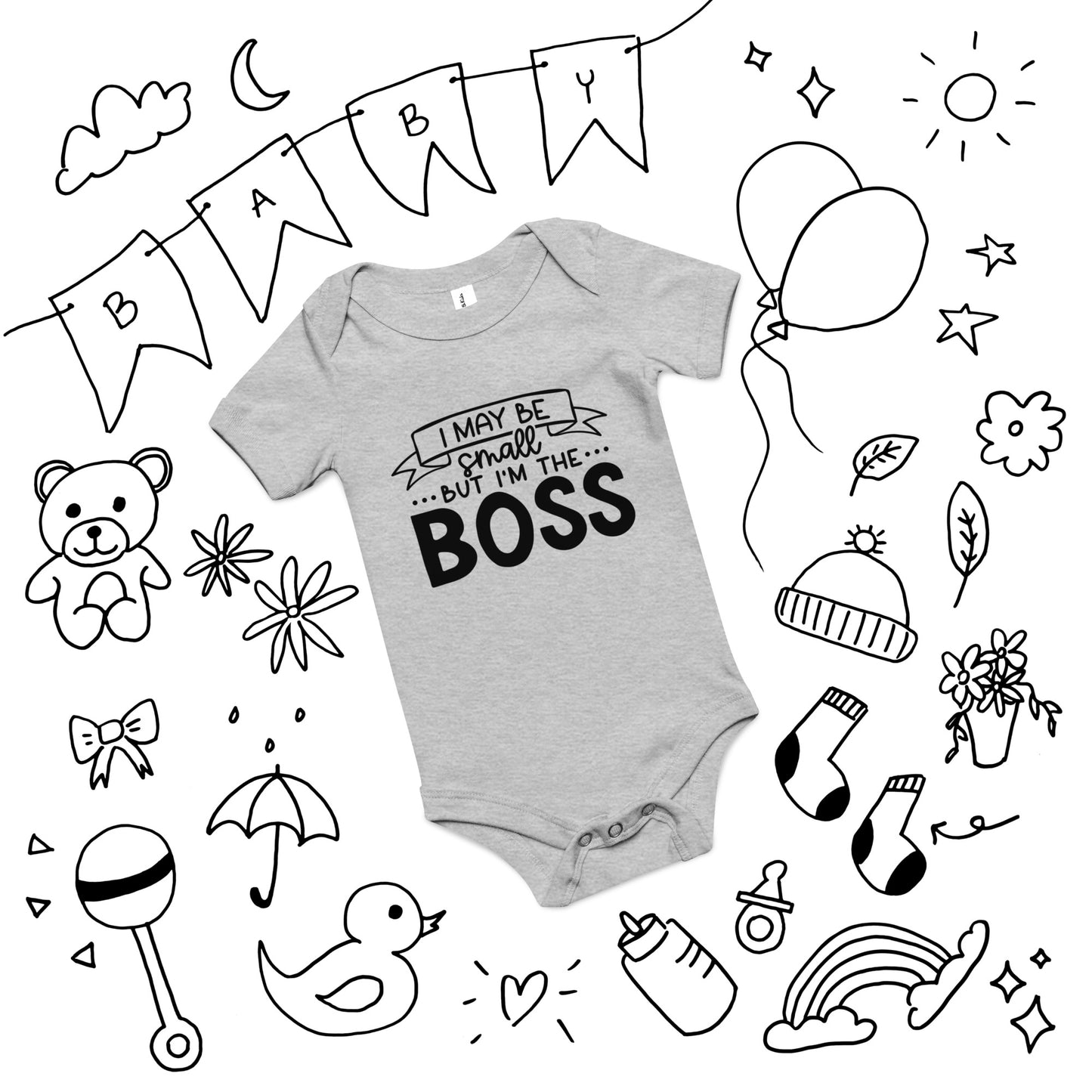 I May Be Small But I'm The Boss Onesie