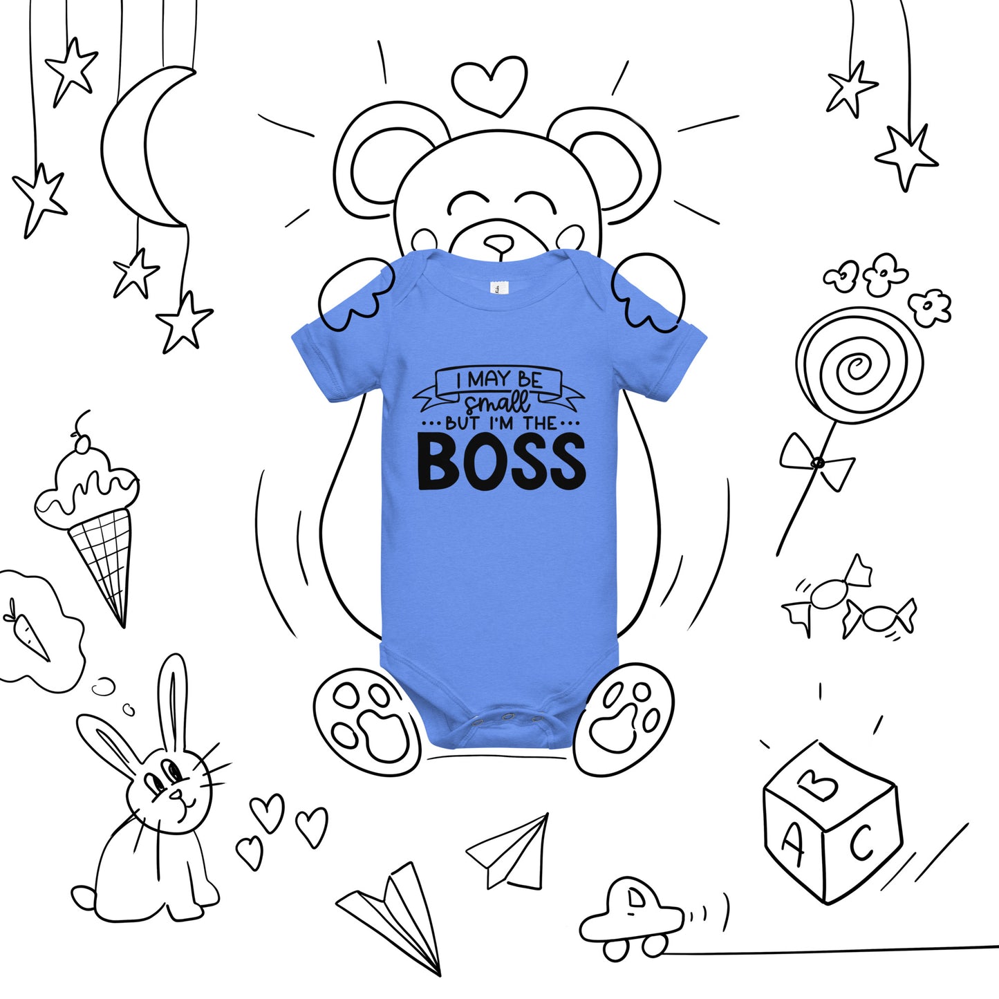 I May Be Small But I'm The Boss Onesie