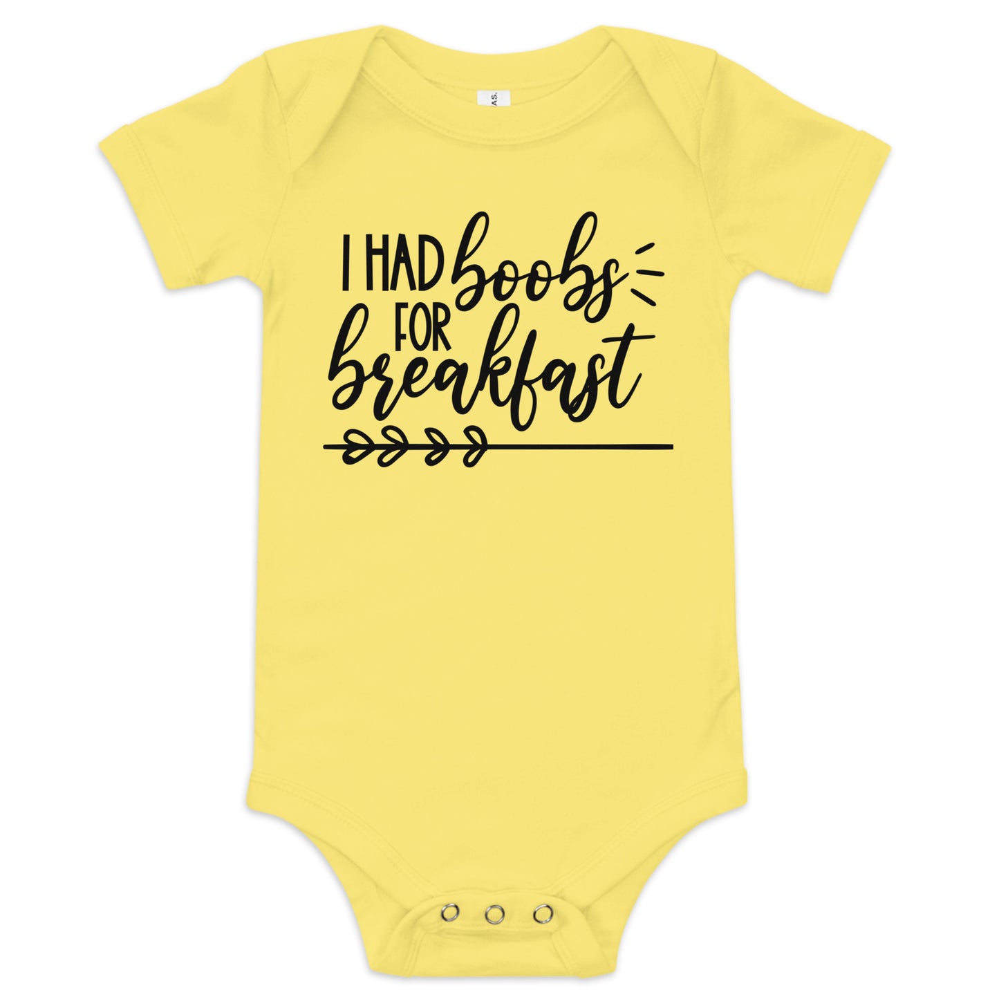 I Had Boobs For Breakfast Onesie