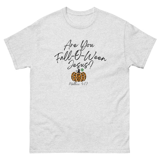 Falloween Jesus classic tee