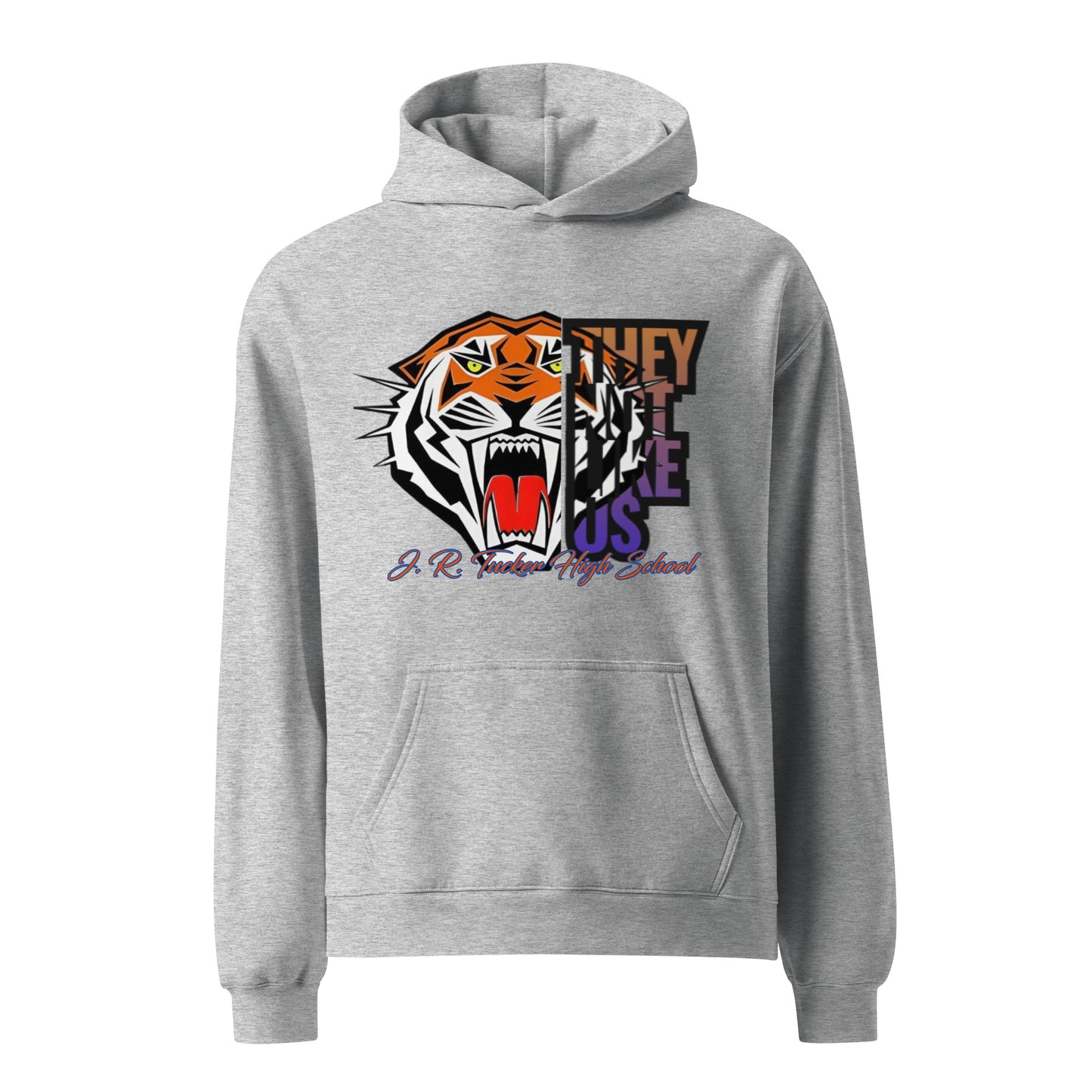 Tiger They Not Like Us oversized hoodie