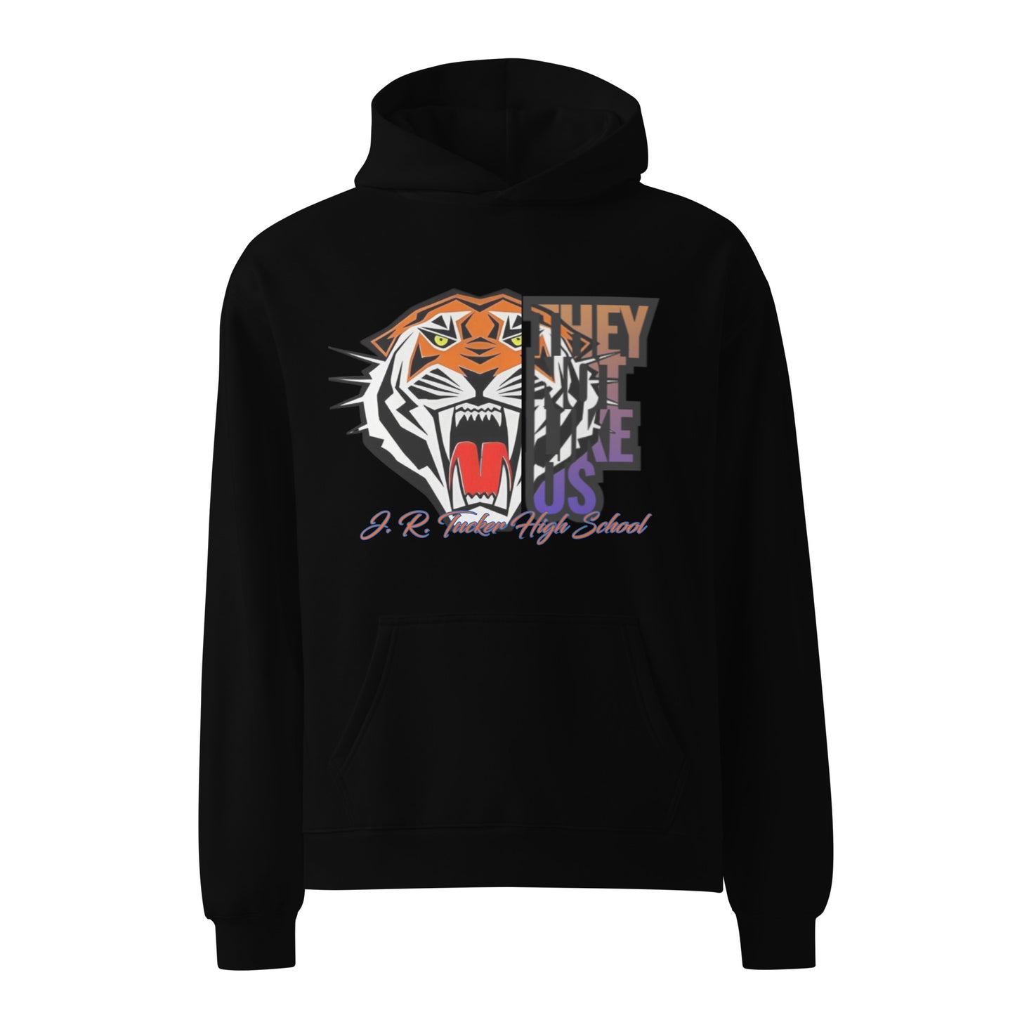 Tiger They Not Like Us oversized hoodie