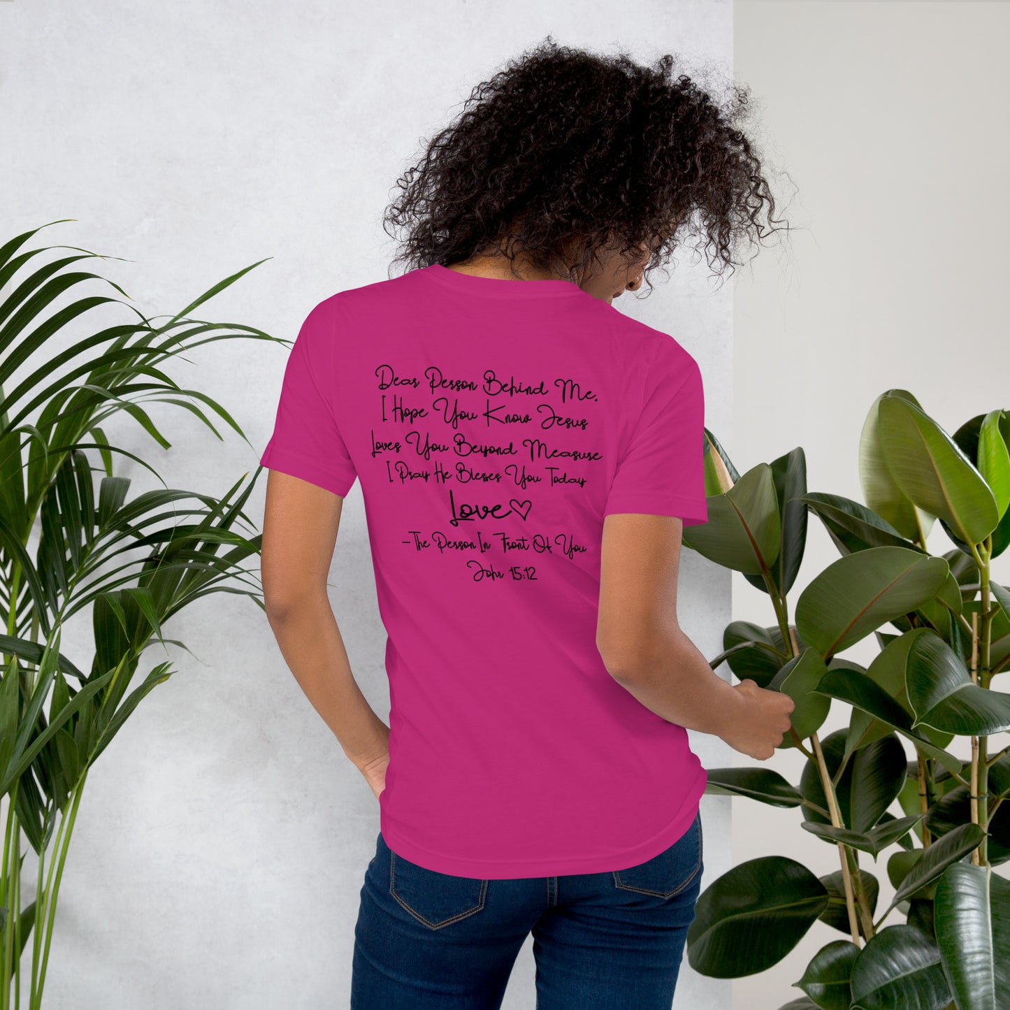 Person Behind Me Unisex T-Shirt