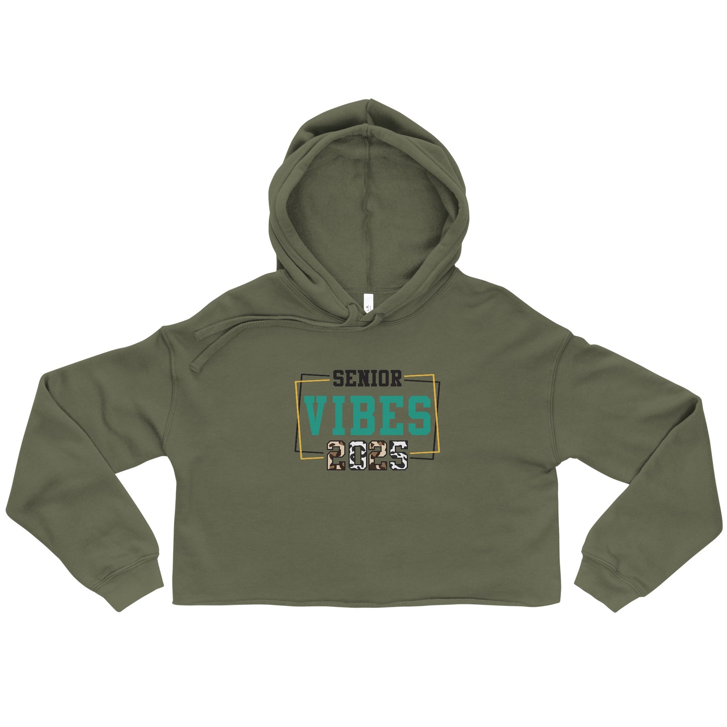 Senior Vibes Crop Hoodie