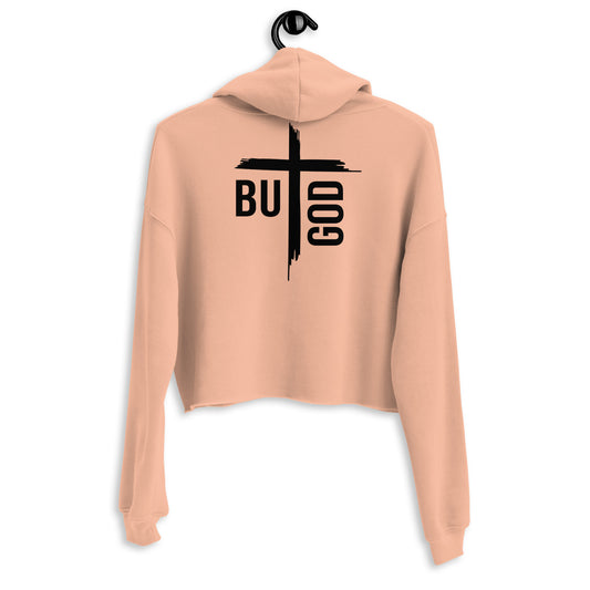 But God Crop Hoodie