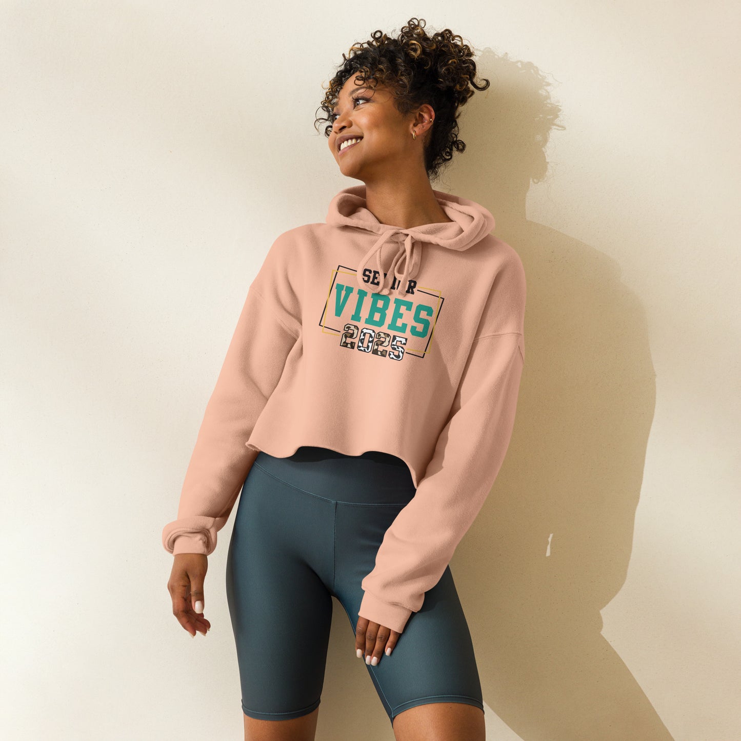 Senior Vibes Crop Hoodie