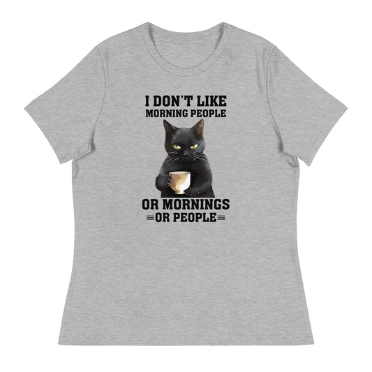 I Don't Like Morning People Relaxed T-Shirt