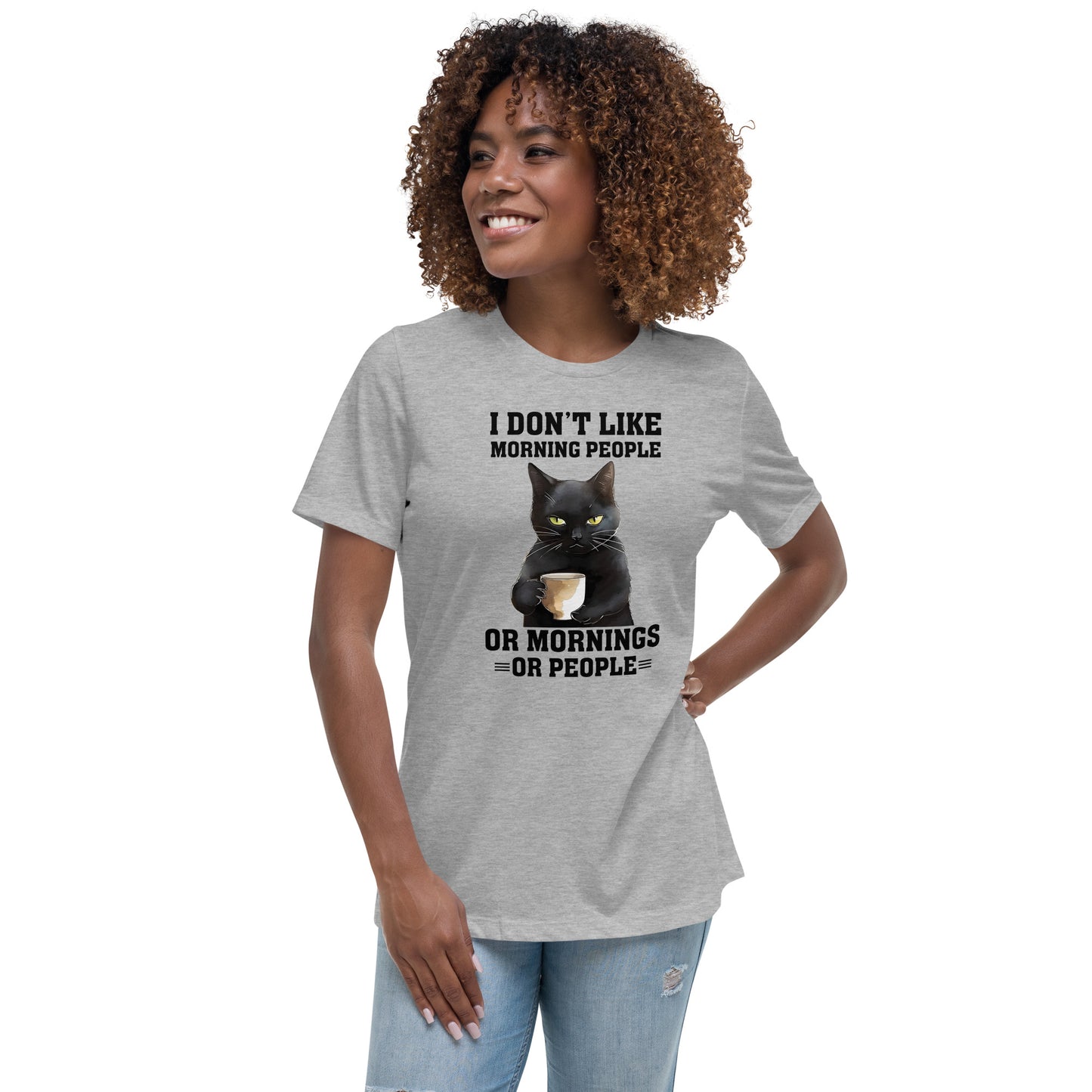 I Don't Like Morning People Relaxed T-Shirt