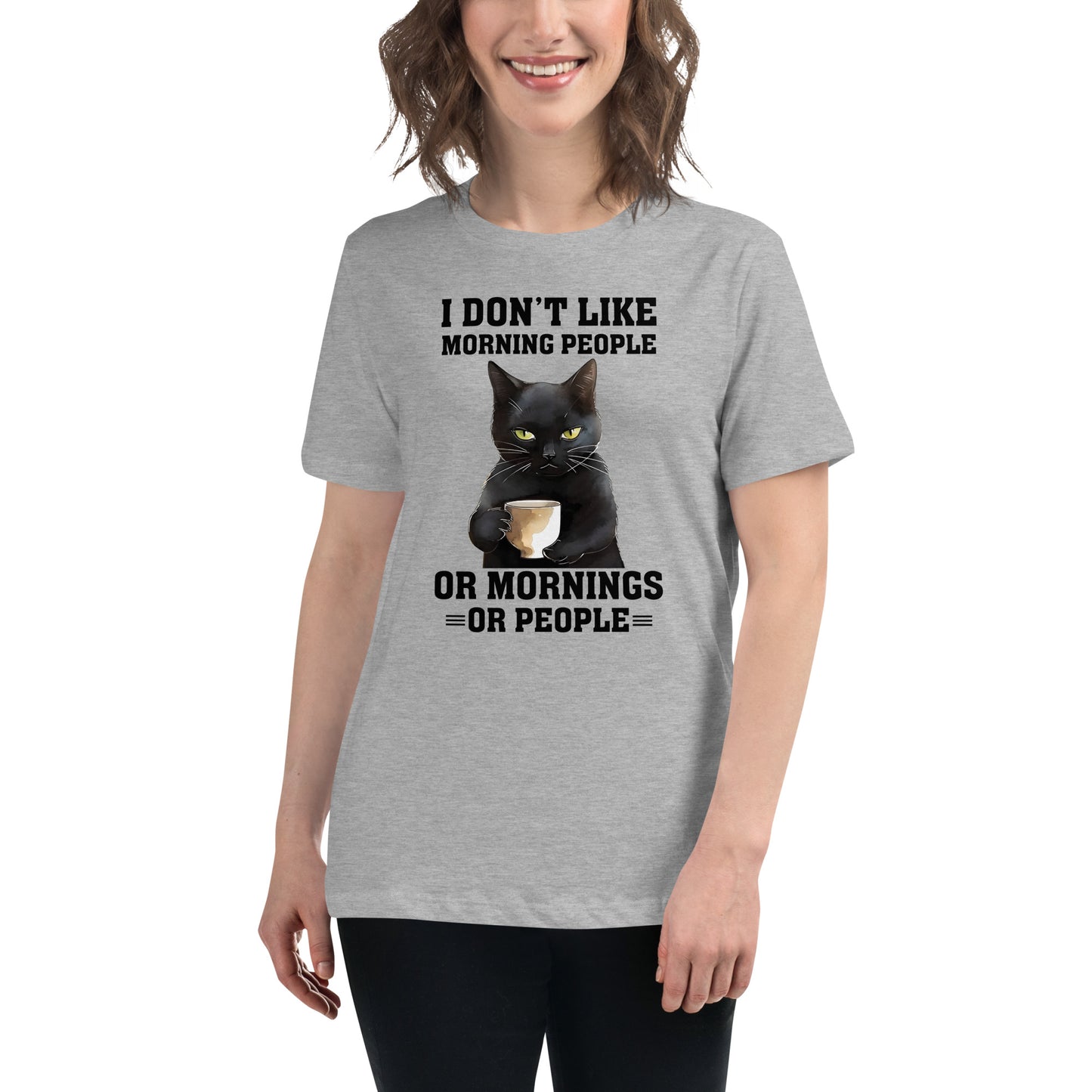 I Don't Like Morning People Relaxed T-Shirt