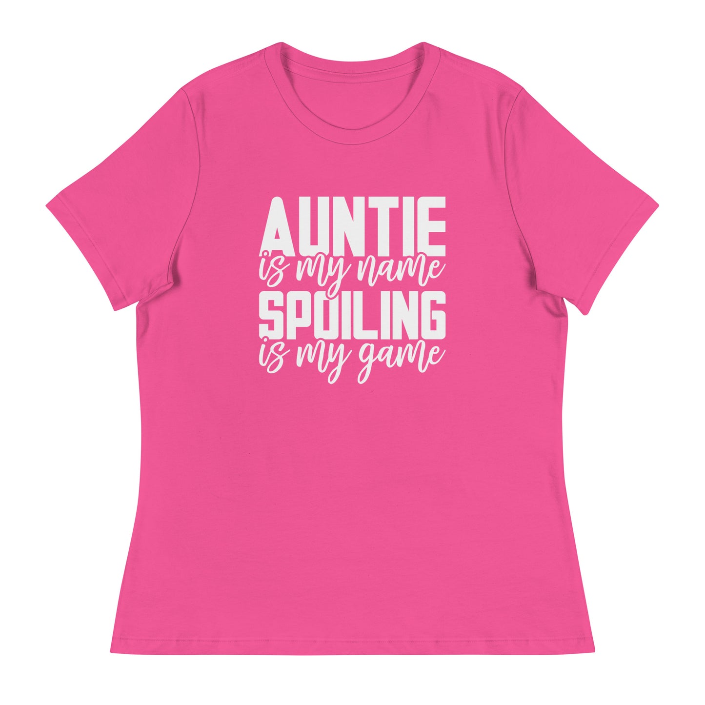 Auntie & Spoiling is my Game Relaxed T-Shirt