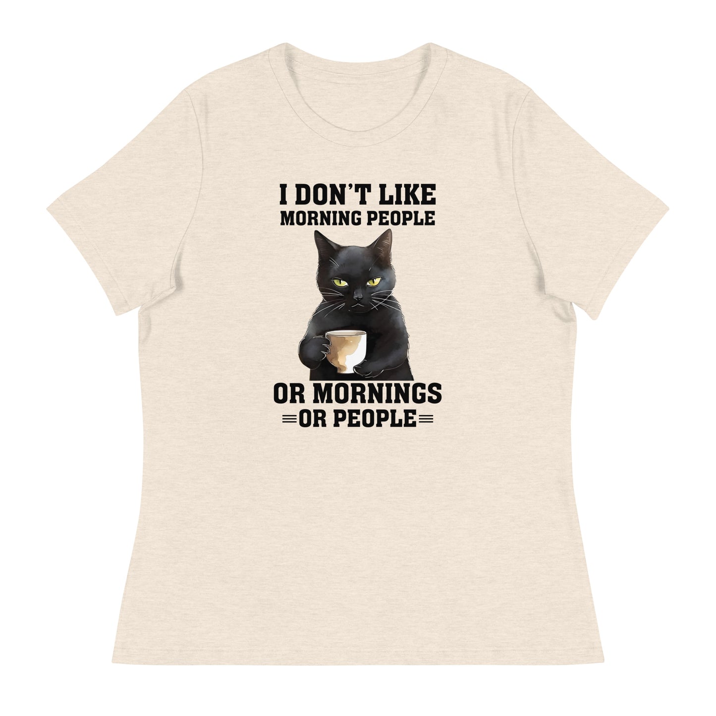 I Don't Like Morning People Relaxed T-Shirt