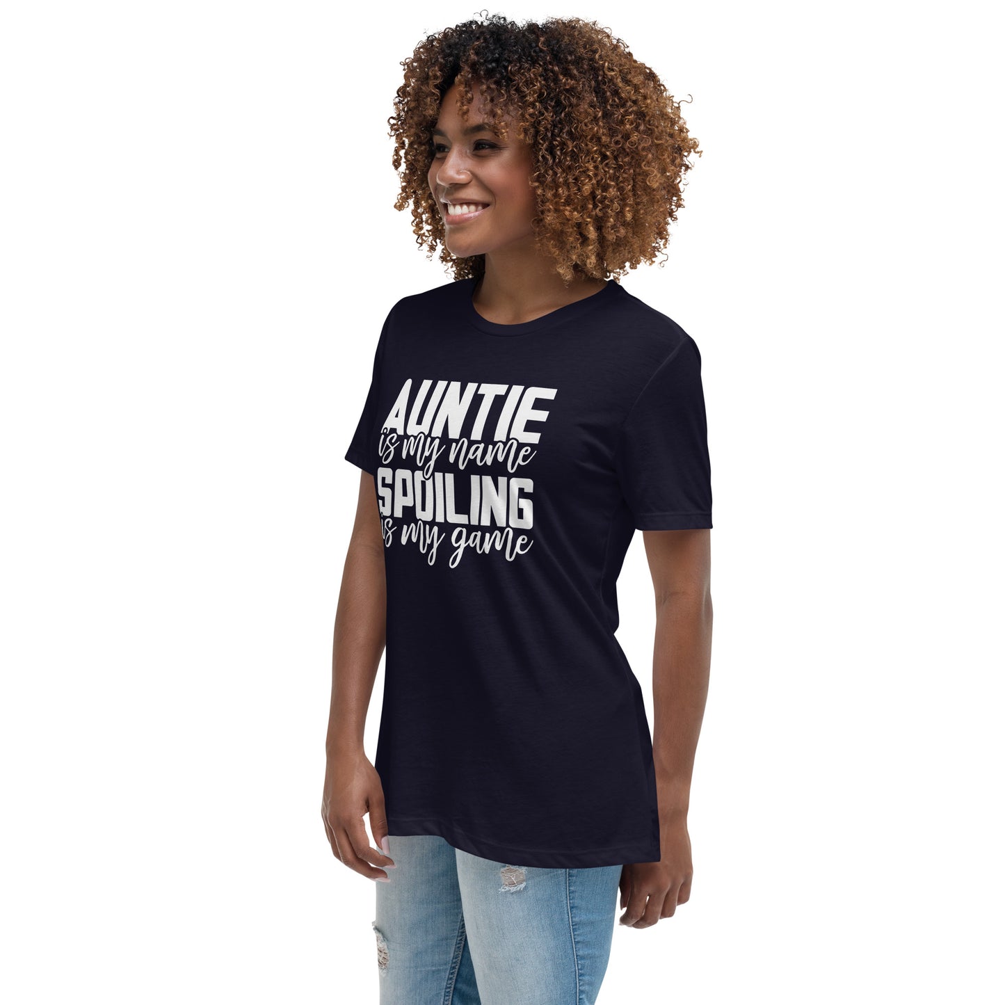 Auntie & Spoiling is my Game Relaxed T-Shirt