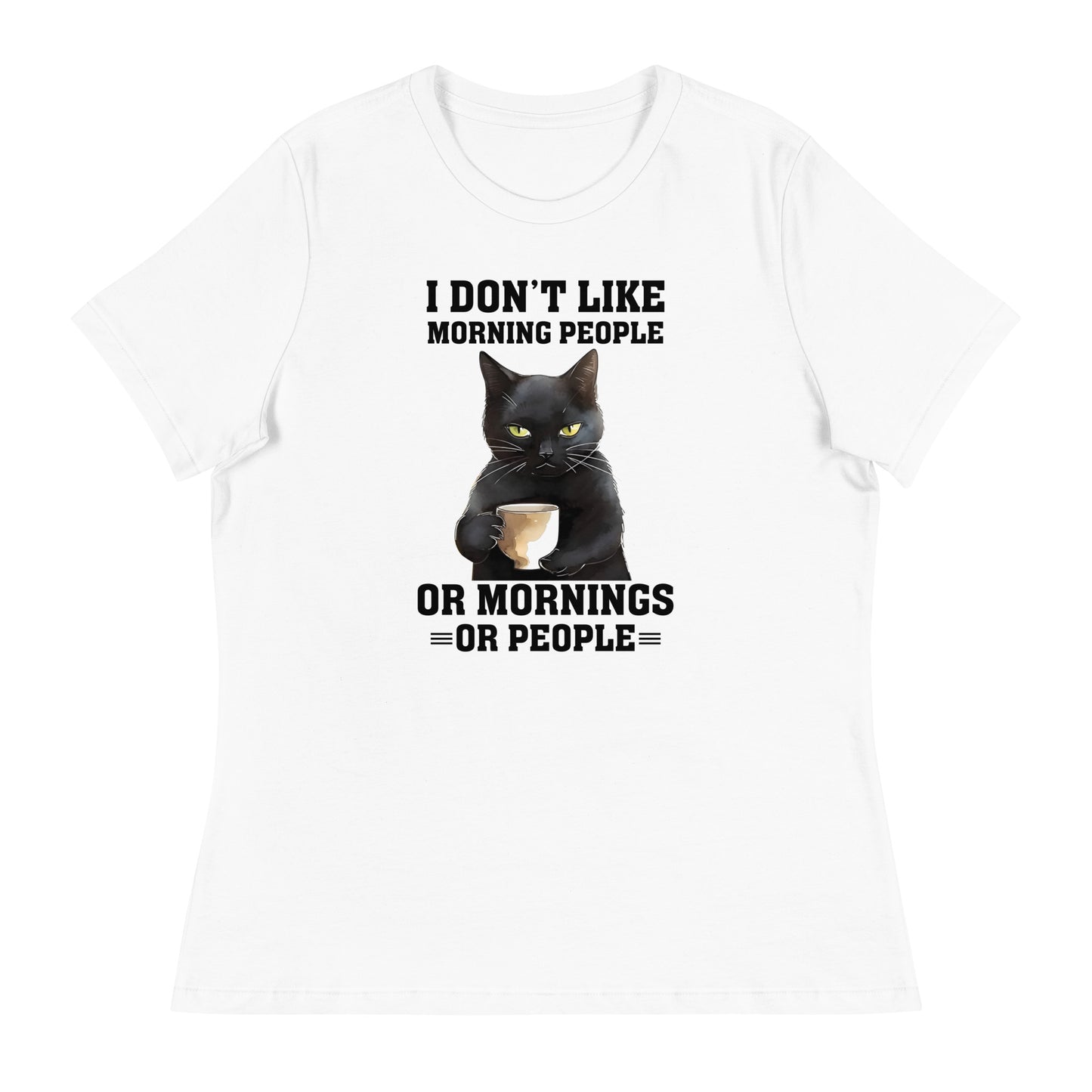 I Don't Like Morning People Relaxed T-Shirt